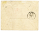 316 1900 LEVANT FRANCAIS 1p S/ 25c + TURQUIE 10p(x4) Obl. JERUSALEM Sur Enveloppe Pour LYON. Affrt Mixte RARE. TB. - Altri & Non Classificati