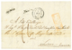 319 1853 Cursive METELIN + Taxe 10 + SMYRNE TURQUIE Sur Lettre Pour La FRANCE. RARE. TB. - Altri & Non Classificati