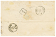 326 1867 20c(n°29) + 40c(n°31) Obl. GC 5095 + ITALIE 1 SALONIQUE Sur Lettre Pour PALERME(SICILE). TB. - Other & Unclassified