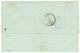 341 1855 10c(n°13) + 20c(n°14) Obl. PC 3716 + TUNIS + TAXE 3 Tampon Sur Lettre Pour PARIS. RARE. Superbe. - Sonstige & Ohne Zuordnung