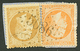 361 10c(n°21) + 40c(n°23) Obl. GC 5086 De GALLIPOLI Sur Fragment. Rare. Superbe. - Autres & Non Classés