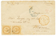 432 1865 Paire 10c AIGLE Obl. CCH + CORR. D'ARMEES SAIGON Sur Enveloppe Pour La FRANCE. TB. - Other & Unclassified