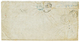 452 "STE MARIE" : 1863 Paire 10c AIGLE + Paire 40c AIGLE Obl. 64 Pts Bleus + Grand Cachet Bleu (rare) STE MARIE ILE DE L - Autres & Non Classés