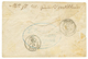 455 1866 20c AIGLE(léger Pli) Obl. 64 Pts Bleus + CORR. D'ARMEES ST DENIS Bleu Sur Env. Pour La FRANCE. Signé CALVES. TB - Sonstige & Ohne Zuordnung
