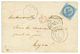 472 1867 20c AIGLE Obl. GOR + SENEGAL ET DEP. GOREE Sur Enveloppe Tarif Militaire Pour LYON. TB. - Sonstige & Ohne Zuordnung