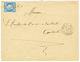 487 1874 25c(n°60) Obl. GC 5125 + BORDJ-BOU-ARRERIJ Sur Lettre Pour CONSTANTINE. RARE. Cote 600. TTB. - Sonstige & Ohne Zuordnung