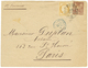 556 "CAPESTERRE" : 1878 CG 15c CERES(n°19 = 120€ Détaché) TB Margé +20c SAGE Obl. GUADELOUPE CAPESTERRE Sur Enveloppe Po - Sonstige & Ohne Zuordnung