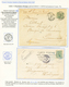 576 GUYANE - 1906/25 TB Lot De 6 Lettres Montées Sur Feuilles D'exposition. A Voir. TB. - Sonstige & Ohne Zuordnung