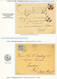 576 GUYANE - 1906/25 TB Lot De 6 Lettres Montées Sur Feuilles D'exposition. A Voir. TB. - Sonstige & Ohne Zuordnung