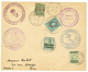 614 1907 Lettre Pour PARIS Avec Timbres Des 4 Bureaux Etrangers à CASABLANCA. TTB. - Autres & Non Classés