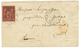631 1879 COLONIES GENERALES 25c SAGE Noir Sur Rouge TTB Margé Obl. NOUMEA Sur Lettre Pour La FRANCE. TTB. - Sonstige & Ohne Zuordnung