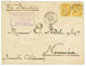 632 "Cachet De BOITE MOBILE N.C POSTE B.M NOUMEA-SYDNEY" : 1882 FRANCE Paire 25c SAGE Obl. BORDEAUX Sur Enveloppe Pour N - Autres & Non Classés