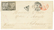 633 1885 NLLE CALEDONIE NOUMEA + T Sur Lettre Pour La FRANCE Taxée Avec 20c + 30c TAXES. TTB. - Sonstige & Ohne Zuordnung