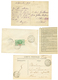 679 HAUT SENEGAL Et NIGER - Lot 4 Lettres 1905/12 Dont Cachets Rares (DJIBO). TB. - Autres & Non Classés