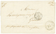 693 1859 Cachet ILES ST PIERRE ET MIQUELON + Taxe 6 Sur Lettre Avec Texte Pour GRANVILLE. TTB. - Autres & Non Classés