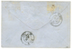 698 1862 Grand Cachet PAPEITI TAITI + Taxe 9 Sur Enveloppe Pour La FRANCE. RARE. TTB. - Autres & Non Classés