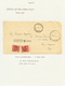 710 TAHITI - Superbe Collection De 20 Lettres Montées Sur Feuilles D' Exposition Avec Cachets Rares, Censures, Nombreuse - Other & Unclassified