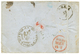 714 1857 BROOD + Negativ Cachet On Entire Letter From SARAJEVO To VIENNA. Vvf. - Altri & Non Classificati