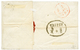 724 ALEXANDRIEN : 1867 "20" Blue Tax Marking + ALEXANDRIEN On Entire Letter Via TRIESTE To WIEN. Vvf. - Levant Autrichien