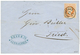 729 1875 15 SOLDI Canc. ALEXANDRIEN On Cover To TRIESTE. Superb. - Levante-Marken