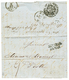 732 BELGRADE : 1857 BELGRAD + Disinfected Cachet(verso) On Entire Letter From MONASTIR To PEST. Vf. - Eastern Austria