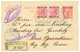 733 BEYROUTH : 1906 P./Stat 20p + 20p(x2) Canc. BEIRUT Sent REGISTERED To KREIS CZARNIKAU. Vvf. - Eastern Austria