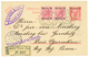 733 BEYROUTH : 1906 P./Stat 20p + 20p(x2) Canc. BEIRUT Sent REGISTERED To KREIS CZARNIKAU. Vvf. - Oriente Austriaco