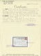736 "NAZARETH" : 1907 20p Canc. Violet Ornamental Cachet NAZARETH/18.3.02 + CAIFA On Card To USA. RARE. MUENTZ Certifica - Oriente Austriaco