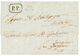 737 CRETE - CANEA " 1848 Rare Boxed Maritime Cachet P.P On DISINFECTED Entire Letter From CANEA To TRIESTE. GREAT RARITY - Levante-Marken