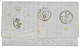 743 1873 10s + 15s Canc. SALONICH On Cover To TORINO(ITALY). Vf. - Oriente Austriaco