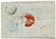 757 1852 FRANCE FIRST ISSUE 1F + 10c Canc. On Entire Letter From PARIS Via HAMBURG To COPENHAGUE (DENMARK). Stamps With  - Denmark (West Indies)