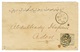 771 "SUEZ" : 1873 GB 6d Canc. B02 + SUEZ On Envelope To ADEN. Verso, ADEN STEAMER POINT. Vf. - Altri & Non Classificati