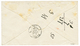 773 SUEZ : 1873 Rare 6d Brown + 4d Canc. B02 + SUEZ On Envelope To PARIS. Vvf. - Sonstige & Ohne Zuordnung