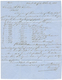 776 DANISH WEST INDIES : 1865 GB 4d(x2) Canc. C51 + ST THOMAS(verso) On Entire Letter From SANTIAGO DE CUBA To FRANCE. V - Sonstige & Ohne Zuordnung