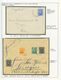 807 GEA : Superb Collection 6 Covers With CENSOR, DESTINATION On Exhibition Pages. Vvf. - Sonstige & Ohne Zuordnung