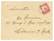 828 1901 KIAUTSCHOU 10pf Canc. KD.FELDPOSTSTATION N°1 On Envelope To GERMANY. Verso, SHANGHAI. Vvf. - Autres & Non Classés