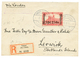 841 1911 1P25c Canc. TANGER(Marakko) ** (rare Type Arge N°10) On REGISTERED Envelope To LERWICK SHETLANDS ISLANDS. Super - Sonstige & Ohne Zuordnung