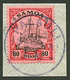 851 SAMOA : 80pf Canc. PALAULI On Piece. Scarce. Vvf. - Autres & Non Classés