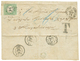 862 "CONSTANTINOPLE - GREEK P.O" : 1876 GREECE POSTAGE DUES 60L Canc. 95 (CONSTANTINOPLE) On Entire Letter From GREECE T - Sonstige & Ohne Zuordnung