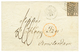 871 PAPAL STATES : 1853 5b With 4 Large Margins + Tax Marking On Cover From CIVITAVECCHIA To AMSTERDAM (HOLLAND). Vf. - Non Classés