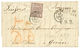 872 PAPAL STATES : 1853 5B Canc. ROMA+ T.S.2 + VIADI SARZANA On Entire Letter To GENEVE SWITZERLAND. Vvf. - Non Classés