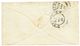 873 PAPAL STATES : 1856 Pair 4B(n°5) On Envelope From ANCONA To FLORENCE. Vf. - Ohne Zuordnung