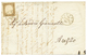 881 1862 10c (n°14Ca) Canc. PISTOIA On Cover To AREZZO. Signed DIENA. Vvf. - Non Classés