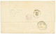 885 "MATELICA" : 1862 10c (n°14Dca)x2 Canc. MATELICA MARCHE On Cover To CANINO. Very Rare Cancellation. Vf. - Non Classés