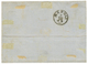 915 1862 1c Strip Of 5 With Nice Margins + 5c(n°13) Just Touched At Base Canc. BISCEGLIE On Cover To NAPOLI. Signed COLL - Unclassified