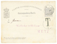 930 LUXEMBOURG : 1877 P./Stat 5c + "T" Tax Marking (stamp Lost) To METZ. Scarce. Vvf. - Autres & Non Classés