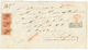 937 1867 10c Strip Of 3 Canc. FRANCO + VEENENDAAL + RECOMANDIRT On REGISTERED Envelope To PRUSSIA. Scarce. Vvf. - Other & Unclassified