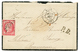 954 INCOMING Mail To JASSY : 1873 FRANCE 80c On Envelope With Full Text From NICE To JASSY MOLDAVIE, ROMANIA. Rare Incom - Autres & Non Classés