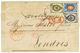 961 1869 20k + 1k+ 5k Canc. TAGANROG On Entire Letter To ENGLAND. Vf. - Autres & Non Classés