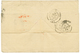 971 1872 20k (wmk Vertical) Verticaly Laid + 3k+ 5k Canc. ST PETERSBURG On Cover To FRANCE. Scarce. VF. - Autres & Non Classés